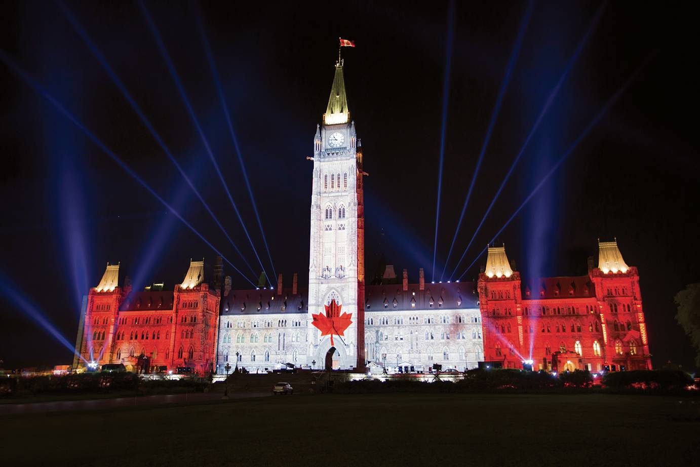 Northern Lights Sound and light show on Parliament Hill